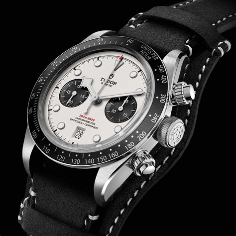 tudor chrono leather strap|tudor black bay watches.